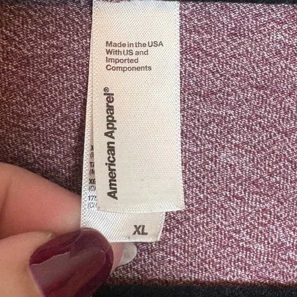 Dexter Morgan Kill Shirt American Apparel‎ Mens XL Burgundy Heather L/S Henley - Picture 3 of 4